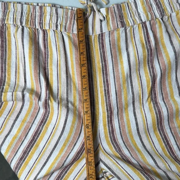 Naturals denim&co linen blend striped pants - Picture 8 of 13